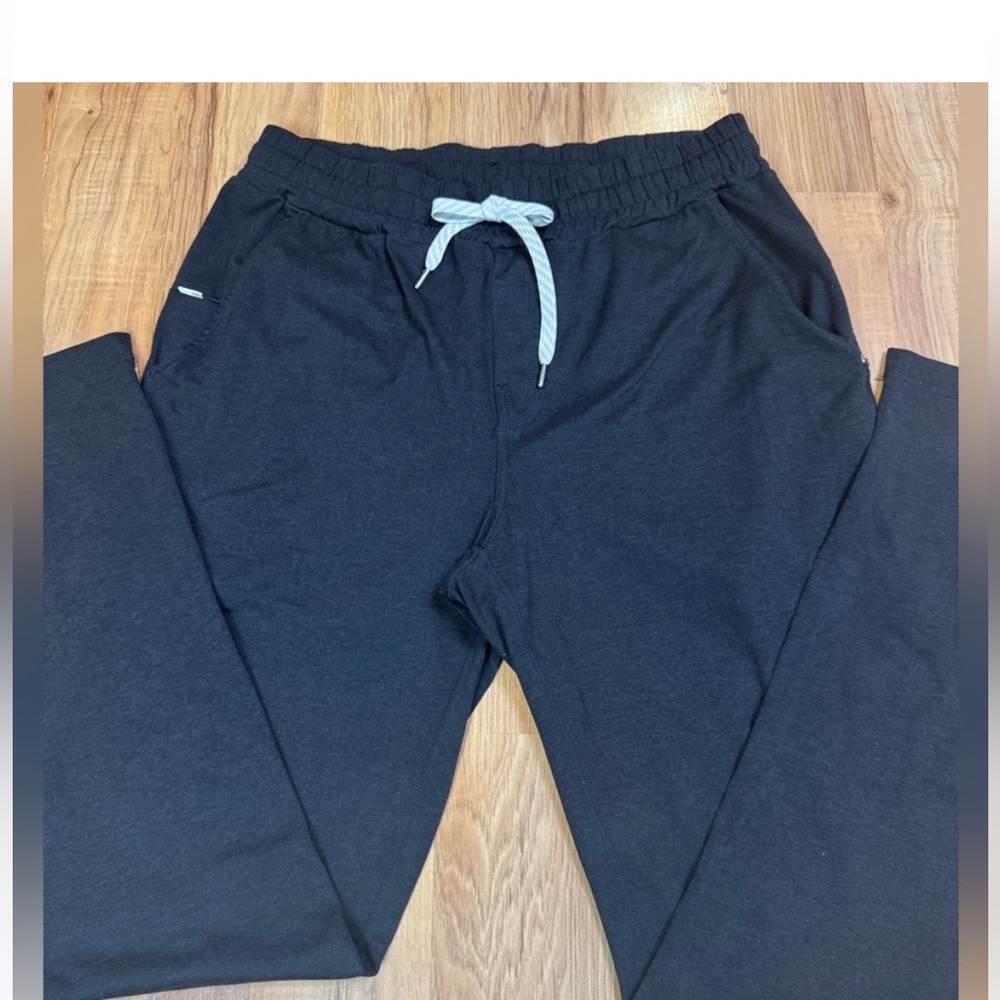 Vuori Ponto Performance Pants Large Black Heather Style V418 L - Picture 3 of 9